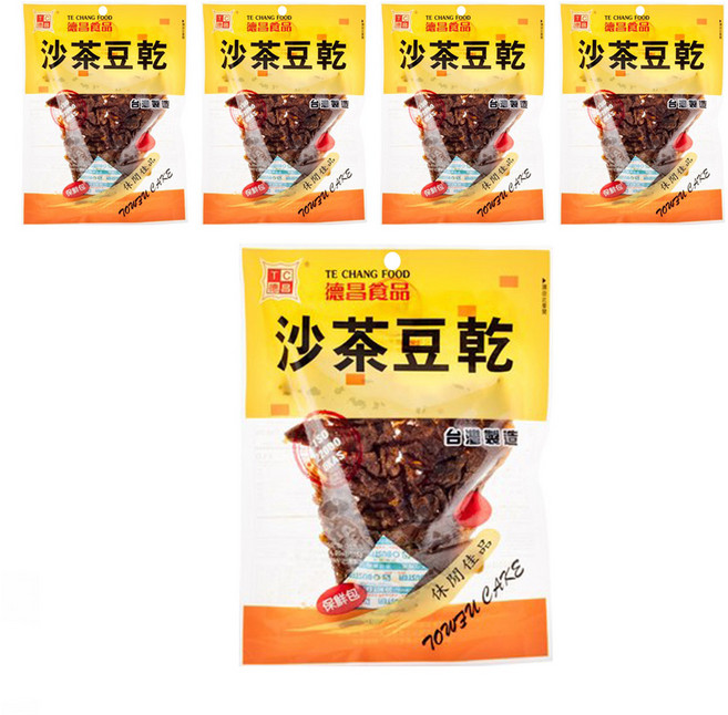 德昌 沙茶珍味豆乾, 115g, 5包