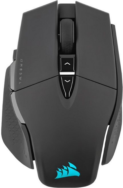 CORSAIR 海盜船 M65 RGB ULTRA 電競 Wireless 滑鼠 黑色 26000dpi M65 RGB ULTRA WIRELESS RGB lighting Optical Sensor Bluetooth 2.4GHz USB receiver Mac OS相容