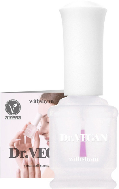 withshyan Dr. Vegan 指甲營養強化劑 + 迷你指南, 1個, 15ml