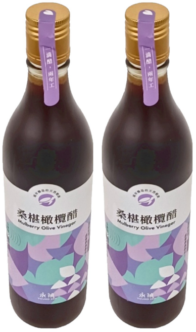 永禎 桑椹橄欖醋, 600ml, 2瓶