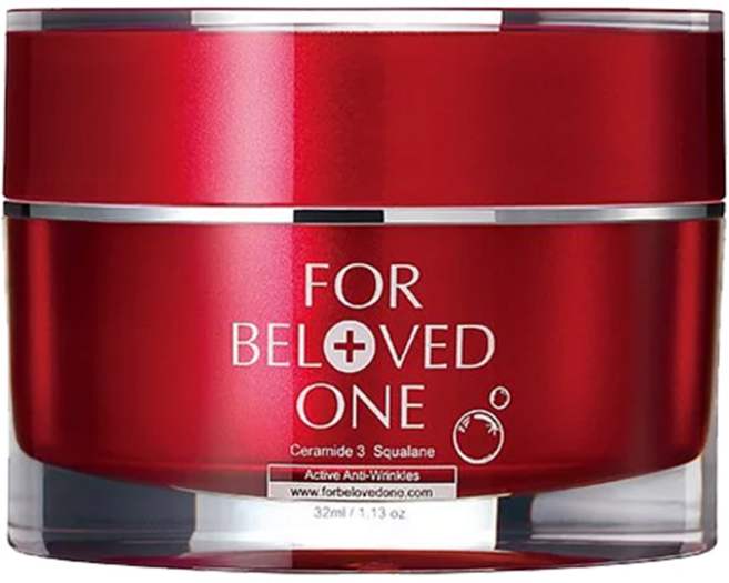 FOR BELOVED ONE 寵愛之名 台灣公司貨 全能抗皺神經醯胺角鯊特潤霜, 32ml, 1罐