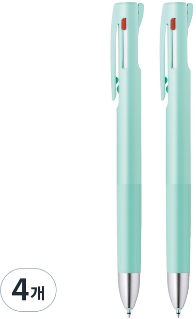ZEBRA 斑馬牌 bLen Zebra 3色原子筆 0.7mm, 藍綠色, 4個