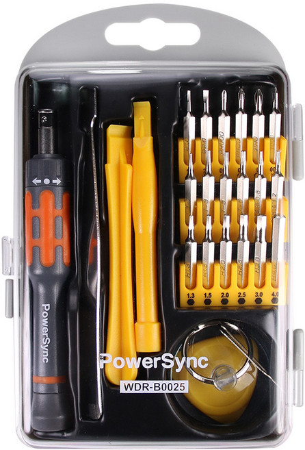 PowerSync 群加 多功能維修螺絲起子25件組, 1組
