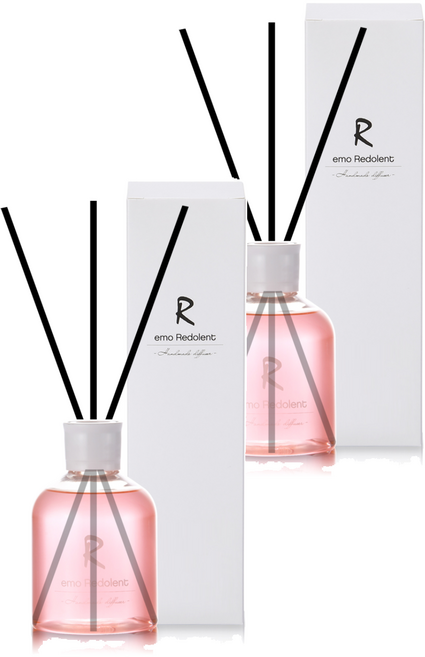 emo Redolent Pastel系列 擴香瓶, 金合歡花, 200ml, 2個