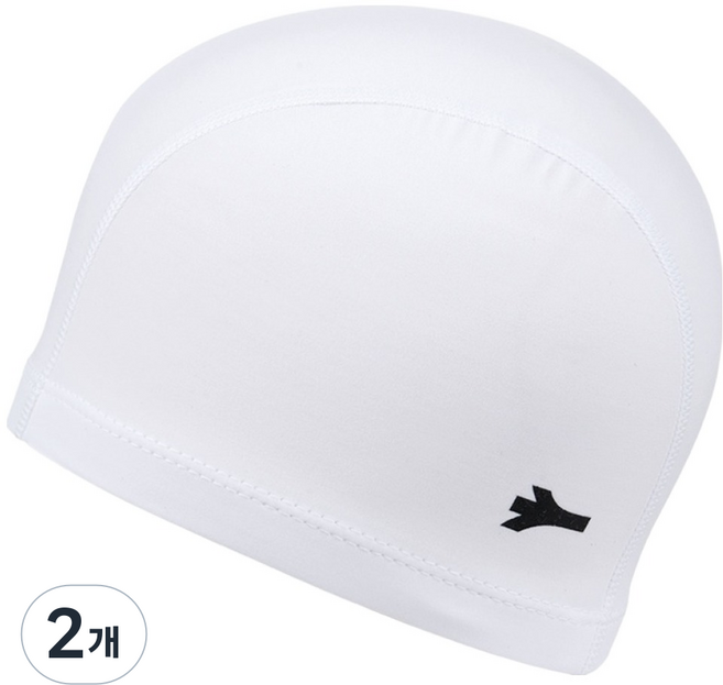 renoma 標誌Logo彈性泳帽 RO-RC2C202, 2個, 白色
