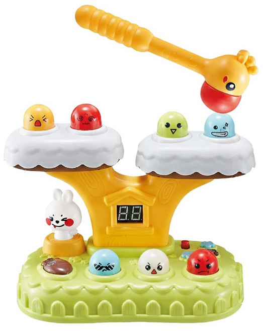 PLAYFUL TOYS 頑玩具 早教打地鼠, 混和顏色, 1套