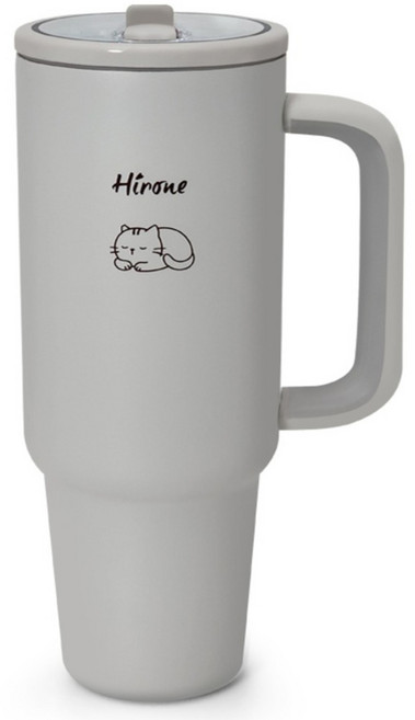 Hirone 304密封冰壩杯, 雪見白, 1個, 1.2L