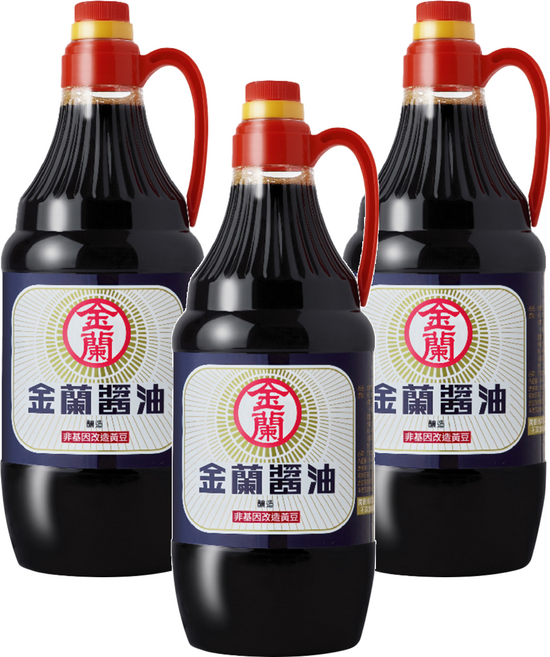 KIMLAN 金蘭 醬油, 2L, 3桶
