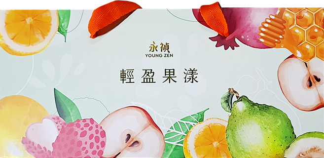 永禎 輕盈果漾果醋禮盒 蜂蜜蘋果150ml + 芭樂檸檬150ml + 荔枝石榴150ml, 450ml, 1盒