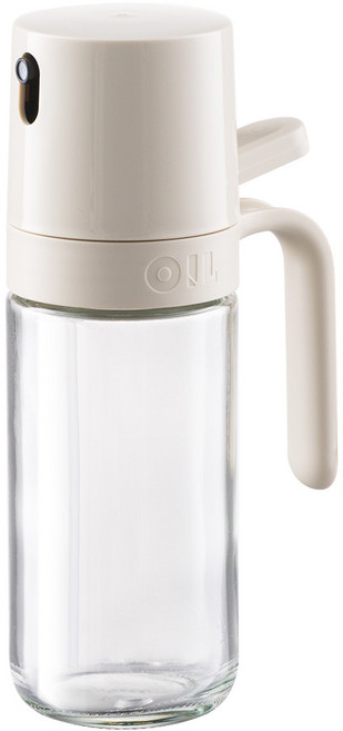 WMMO 物鳴 樂哆滋 高硼矽玻璃噴油壺 清透款 白色, 250ml, 1個