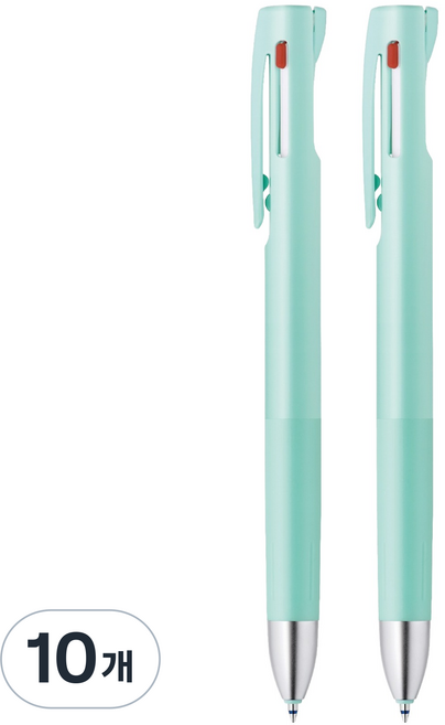 ZEBRA 斑馬牌 bLen Zebra 3色原子筆 0.7mm, 藍綠色, 10個