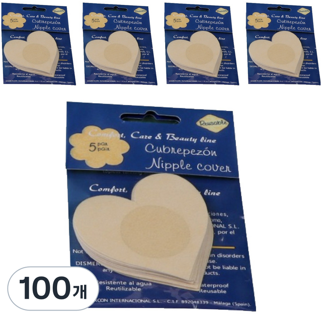 Kelbon 防走光愛心胸貼, 100個