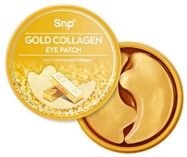 Snp 韓國原廠直供 黃金膠原蛋白眼膜 1.25g, 60片, 1罐
