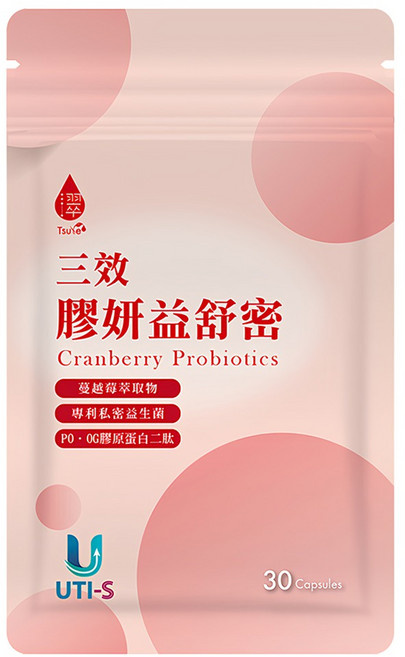 Tsuie 日濢 三效膠妍益舒密膠囊 380mg, 30顆, 1.5g, 1包