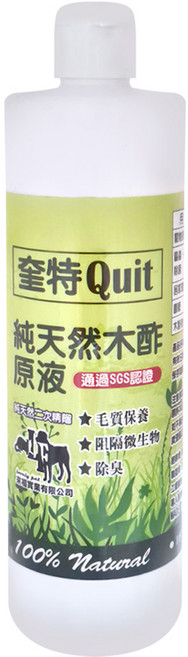 QUiT 奎特 純天然木酢原液, 500ml, 1瓶