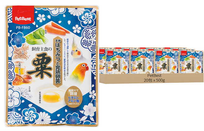 PetBest 御之味完熟卵黃蜂蜜野菜栗米, 500g, 20包