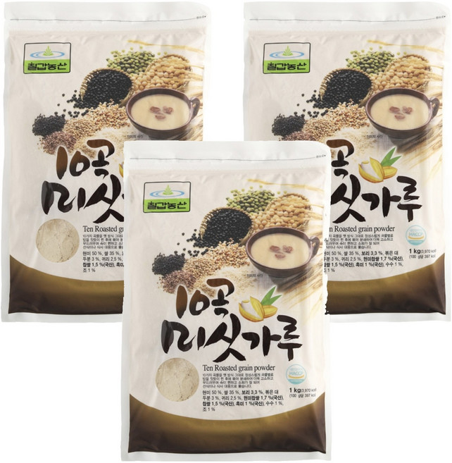 Chilkabnongsan 十穀米麩粉, 3個