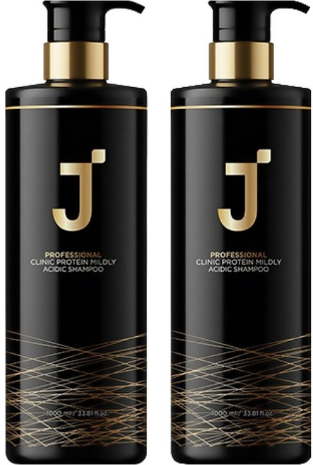 J'SOOP BLACK J 專業沙龍洗髮精, 1L, 2個