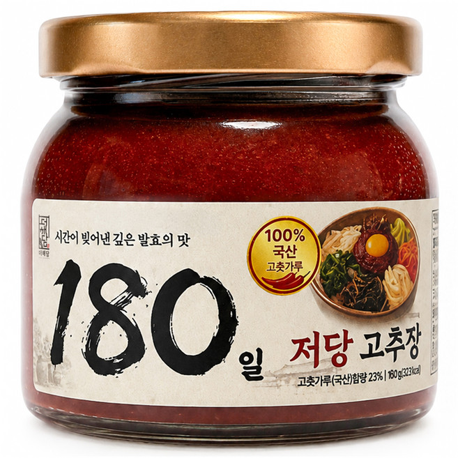 THE HAEDAM 180天低糖辣椒醬, 160g, 1個