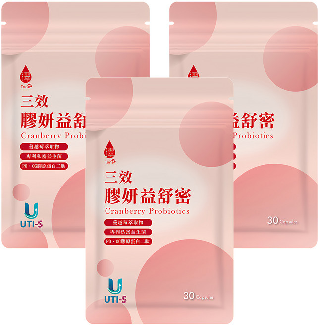 Tsuie 日濢 三效膠妍益舒密膠囊 380mg, 30顆, 1.5g, 3包