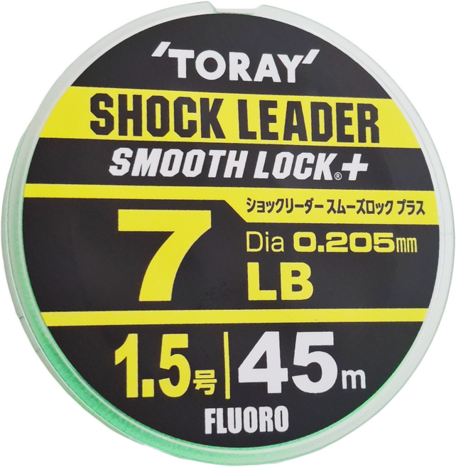 TORAY 東麗 SHOCK LEADER SMOOTH LOCK+ 碳纖維線 碳纖線 卡夢線 前導線 S758 1.5號 45m 7LB, 單色, 1個