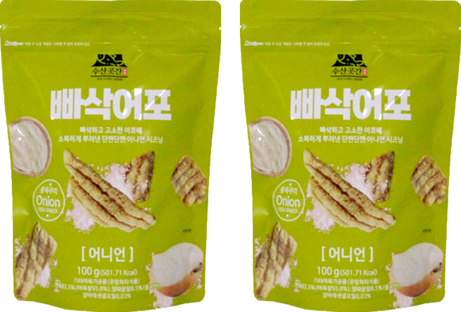 SEA STORE ROOM 香脆魚片 洋蔥口味, 100g, 2包