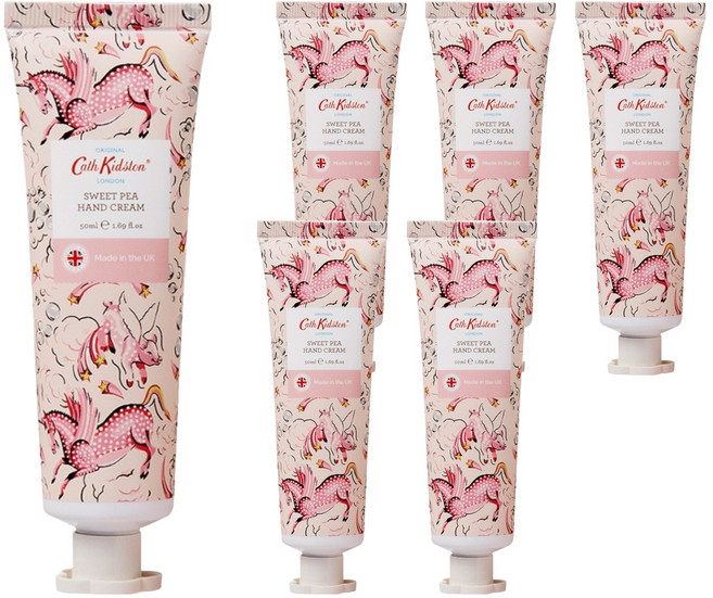 Cath Kidston 香豌豆香水護手霜 麝香, 50ml, 6個