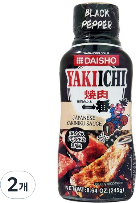 DAISHO 大逸昌 燒一 燒肉黑胡椒醬, 245g, 2個