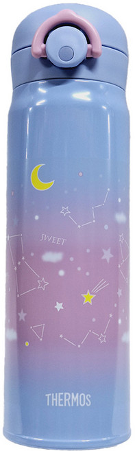 THERMOS 膳魔師 真空不鏽鋼保溫瓶 JNR-503G, 500ml, 深藍色, 1瓶