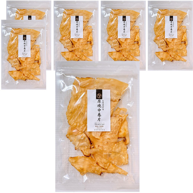 MISAKO 美佐子 嚴選海味系列 原燒中卷片, 50g, 6包