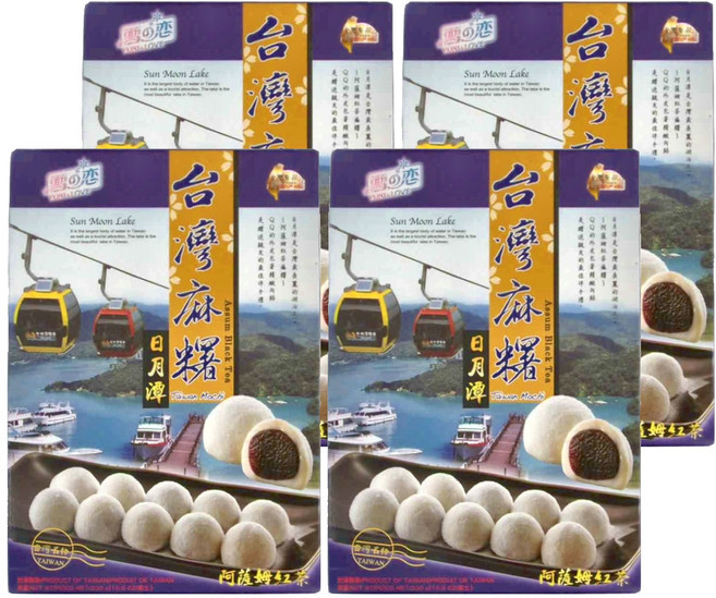YUKI&LOVE 雪之戀 台灣麻糬 阿蕯姆紅茶, 300g, 4盒