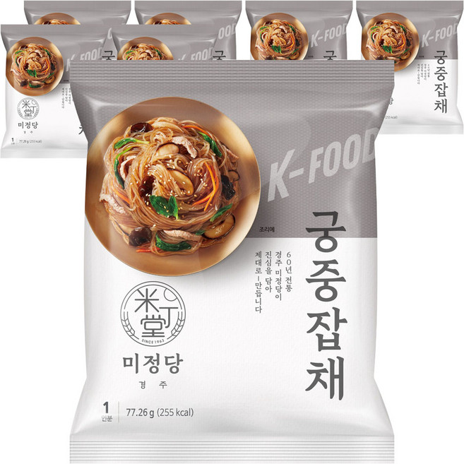 Mijungdang 米丁堂 宮廷雜菜 77.26g, 7個