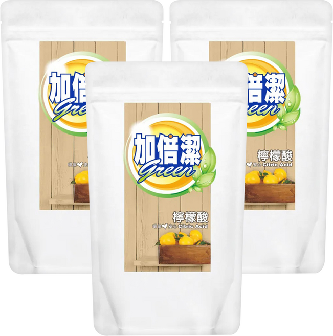加倍潔 檸檬酸去汙粉, 300g, 3包