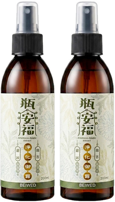 BEIWED 貝薇美學 瓶安福 淨化御露, 檀香 + 岩蘭草, 200ml, 2瓶