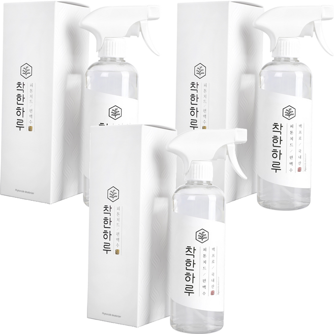 善良的一天 芬多精扁柏水噴霧除臭劑 正裝, 450ml, 3個