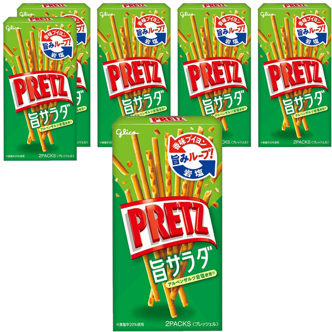 glico 格力高 PRETZ 百力滋 野菜沙拉棒, 64g, 6盒
