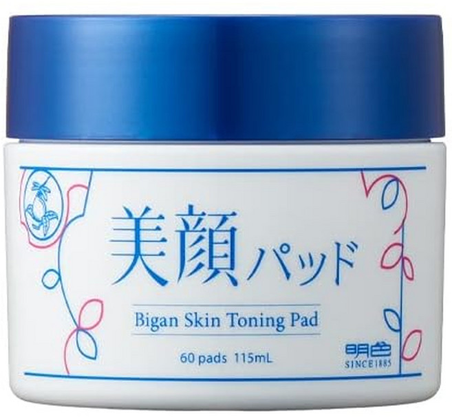 MEISHOKU 明色 美顏毛孔收斂爽膚棉 115ml, 60片, 1罐