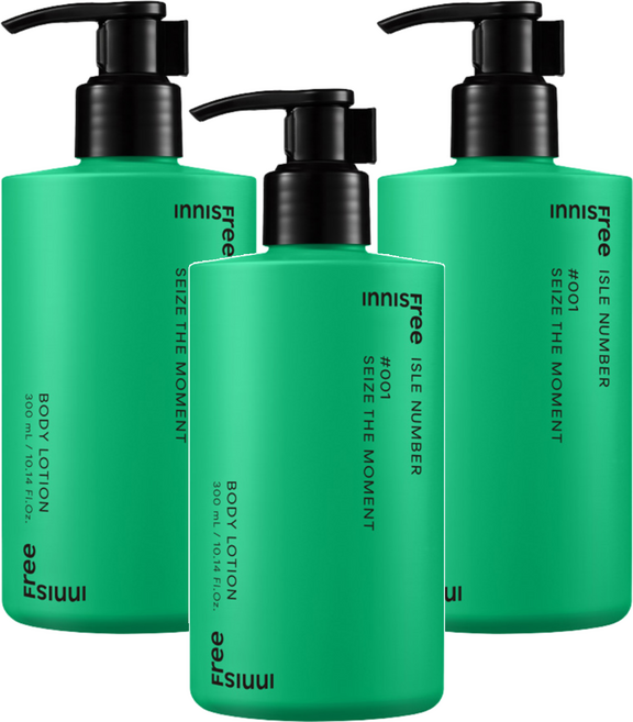 INNISFREE 台灣公司貨 ISLE NUMBER 身體沐浴乳 溫暖蓬鬆, 3瓶, 300ml