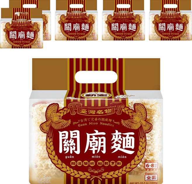 新宏 關廟麵, 1kg, 6包