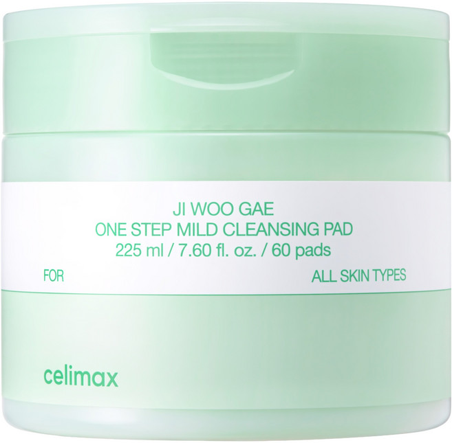 celimax 韓國原廠直供 去角質橡皮擦溫和卸妝潔膚棉片, 60片, 1罐