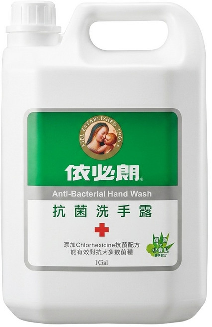 依必朗 抗菌洗手露 護手配方 蘆薈 + 小黃瓜, 1桶, 3.785L
