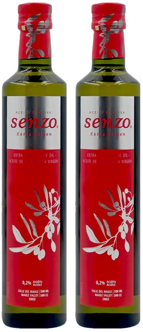 senzo 特級初榨冷壓橄欖油, 500ml, 2瓶