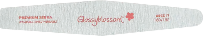 GLOSSYBLOSSOM 專業美甲搓刀 180, 1支, 單色