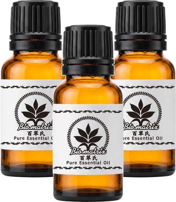 Bio-matrix 百翠氏 佛手柑 天然草本單方 純精油 50ml 3瓶 清新柑橘香氣 柔和果香調性 適合空間擴香
