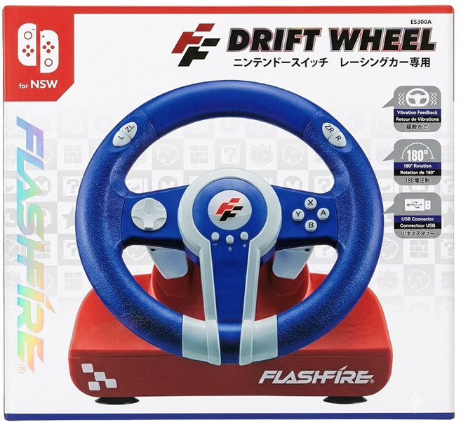 FlashFire 富雷迅 drift wheel彎道車神(switch&pc)2- in-one es300ace, ES300A, 1個