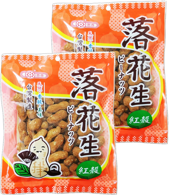惠香 紅殼花生, 140g, 2包
