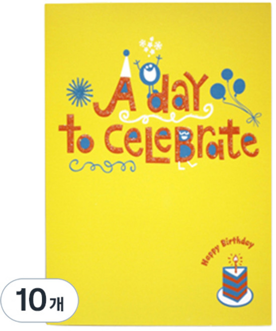 Hallmark 生日賀卡組, KED2147, 10套, 10個