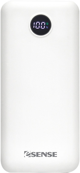 ESENSE 逸盛 10000PD 快充行動電源 附充電線, 37-APJ100WH, 白色