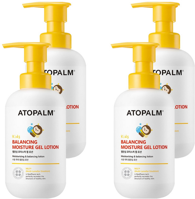 ATOPALM 愛多康 平衡保濕凝膠乳液, 300ml, 4瓶