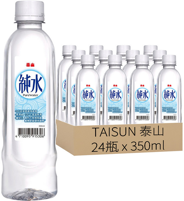 TAISUN 泰山 純水, 24瓶, 350ml